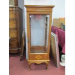 Inlaid Mahogany Display Cabinet in The Edwardian Manner, with lozenge designs to the lower panels 44