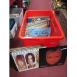 Approximately Seventy LPs, by Phil Collins, Eurythmics, Monkees, Hollies, Traffic, Rolling Stones,