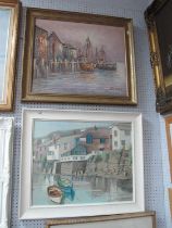 Mel Badenoch, The Lobster Pot, oil on board, signed lower right, 47.5 x 59.5cm; Florence,