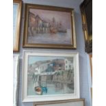 Mel Badenoch, The Lobster Pot, oil on board, signed lower right, 47.5 x 59.5cm; Florence,