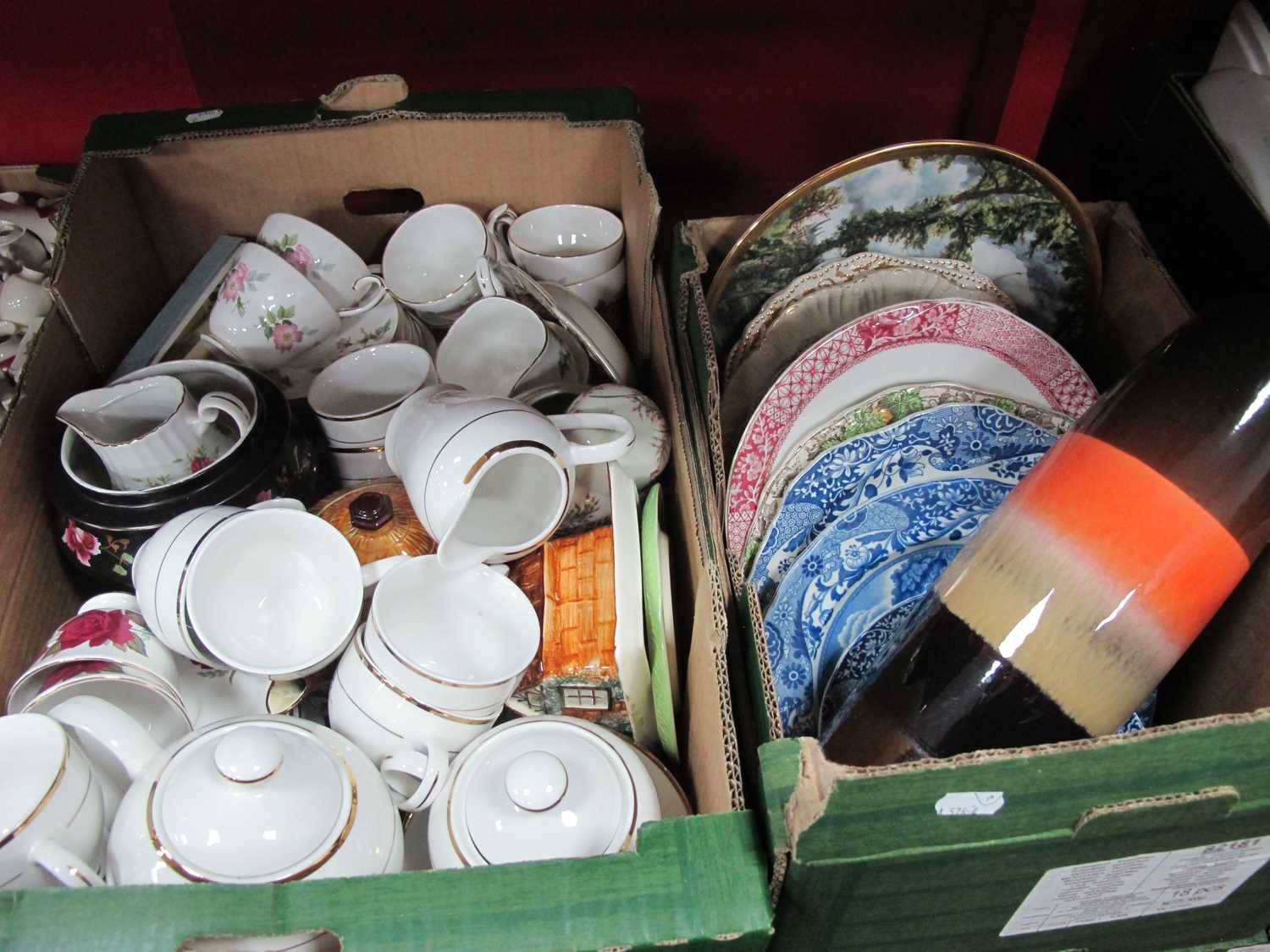 Duchess Tea Service, other tea ware including QEII commemorative decorative plates, vase, etc:-