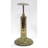 Winfield of Birmingham Brass Letter Scale, of candlestick form, 16.5cm high.