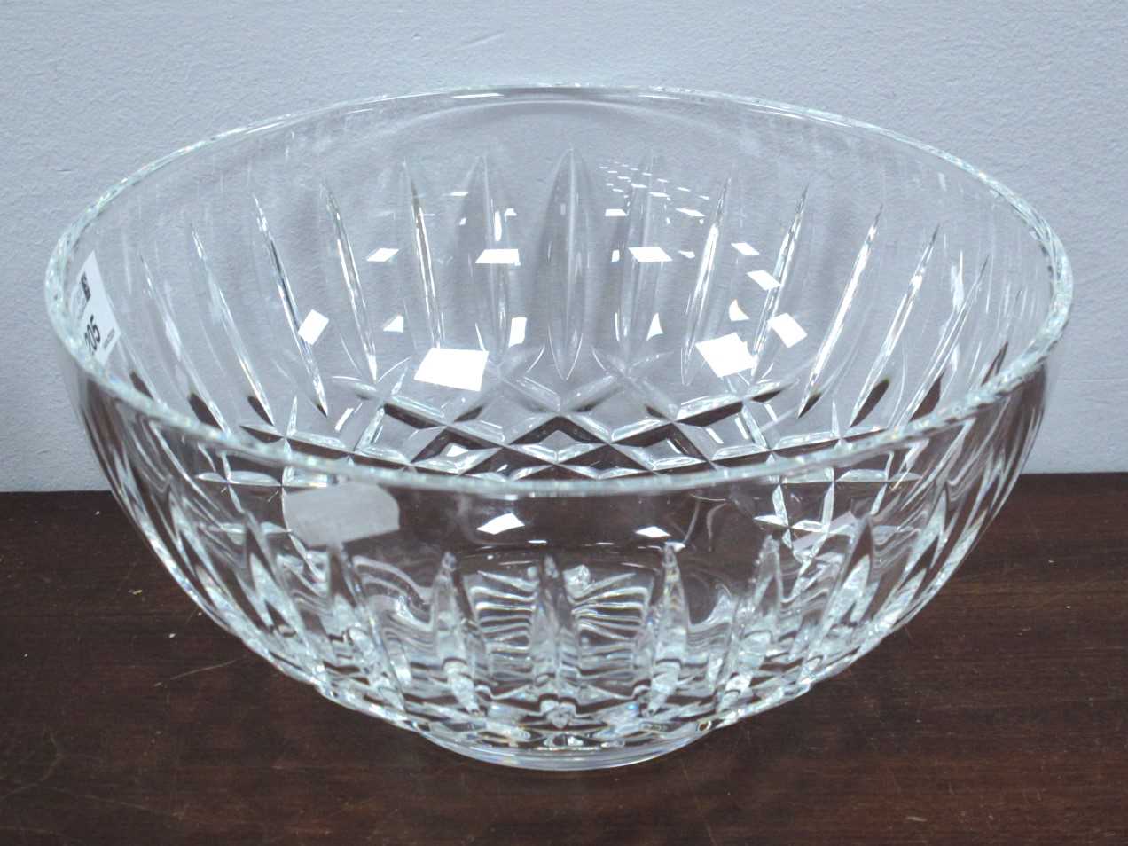 Waterford Crystal Glass Bowl, with box, 22cm diameter.