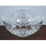 Waterford Crystal Glass Bowl, with box, 22cm diameter.