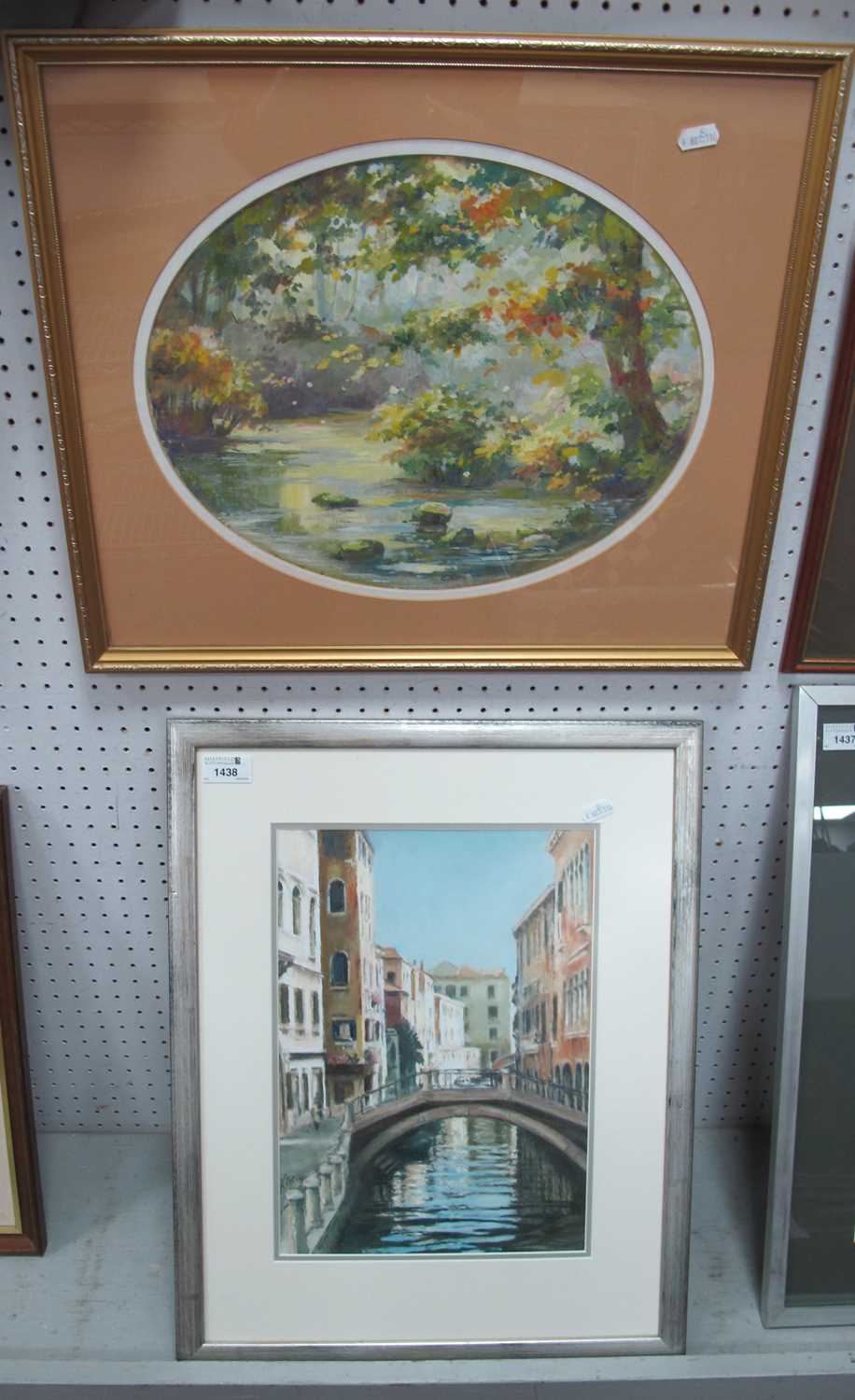 Kate Tetley (Derbyshire Artist), 'Morning in Venice', pastel. signed lower left, 35 x 25cm; Rosaline