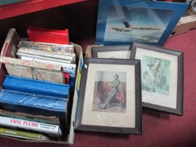 The Autocar Magazines fro, the 1950's, postcards etc:- One Box plus five prints.