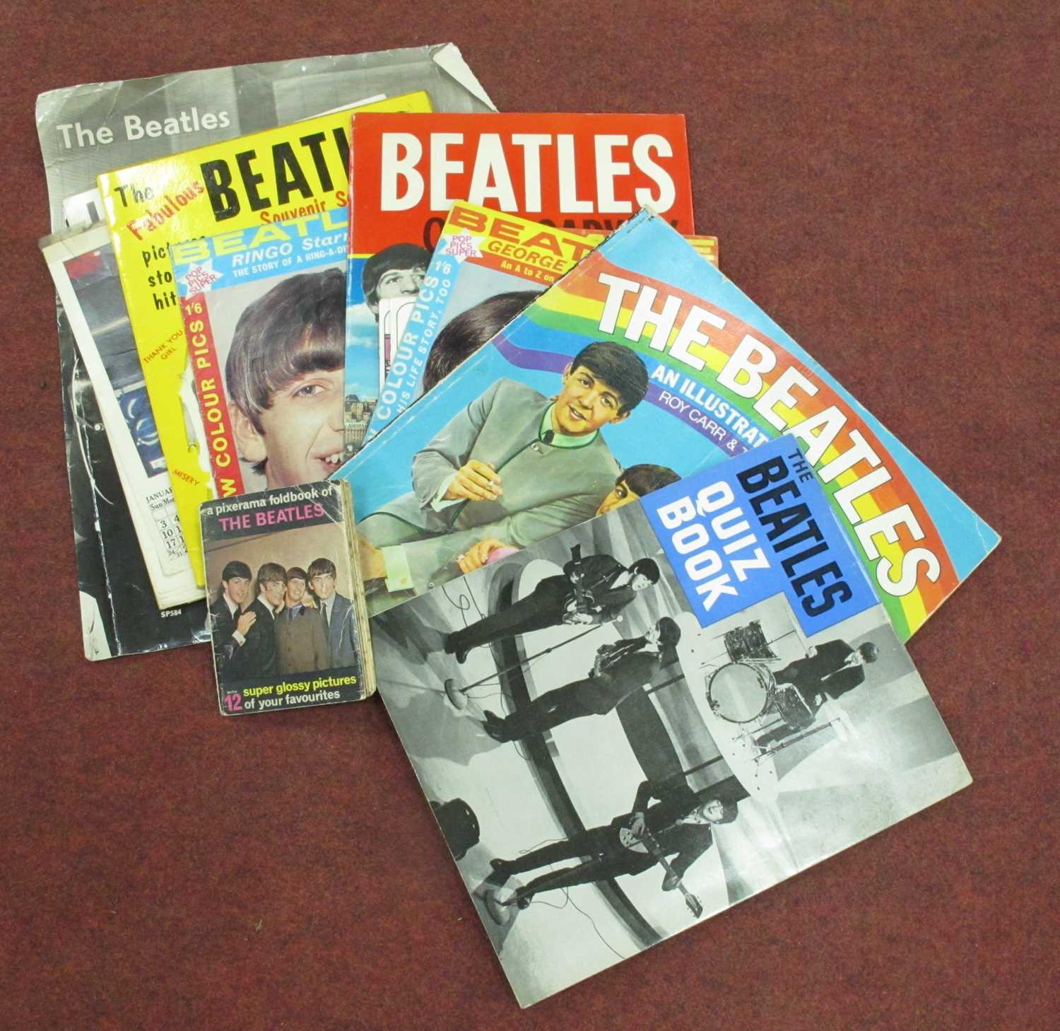 The Beatles QuIz Book - Williams Collins 1964, an illustrated record, sheet music, Pixeramam