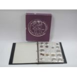 Coinage - Forty 50 pence pieces, Diana five pounds George 3rd 1817 six pence, twenty-two pound