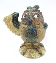 Burslem Pottery Grotesque Bird 'Octavia the Owl' (Chambermaid to the Duke and Duchess) Tobacco