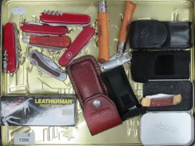 Pocket Knives - Wostenholm, Kershaw, Opinel, Swiss Army, Leatherham, etc, (15).