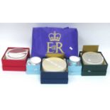 Royal Memorabilia; Three Fortnum and Mason Christmas Puddings, 2004 - 2006, gifted by H.M. The Queen