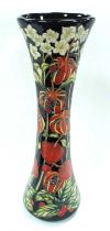 A Moorcroft Winter Langton Vase, limited edition No 24/50, shape 365/16, signed by designer Paul