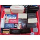 Wardonia Rugby Razor Set, sessational new razor, and others, mainly in Bakelite casing:- One Tray