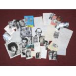 Autographs - Jody Richardson, Barbara Streisand, Karl Howman, and many others, ink signed (all