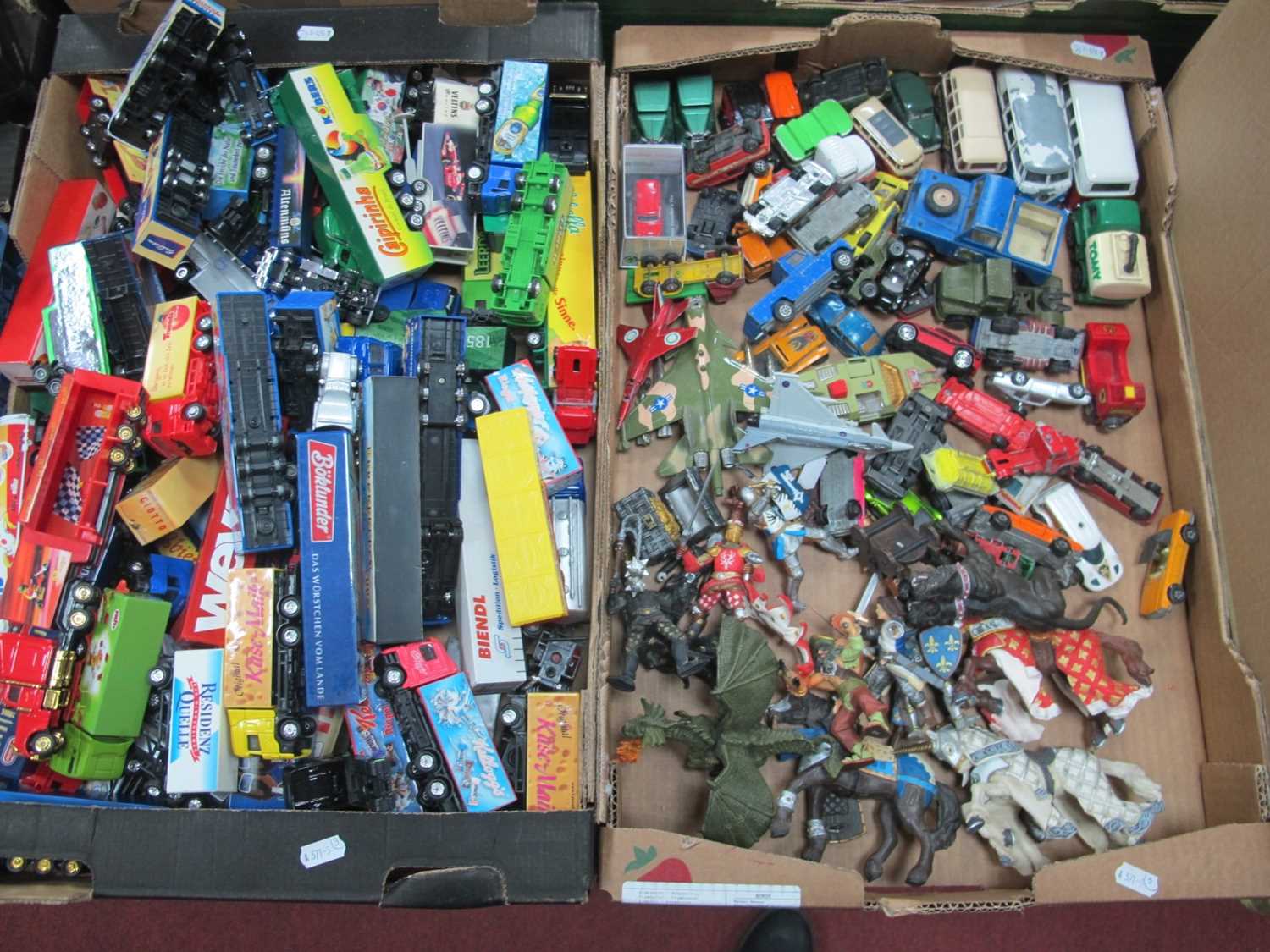 Diecast Vehicles and Aircraft, large collection of plastic container rucks, Sindy Doll Papo - Image 2 of 3