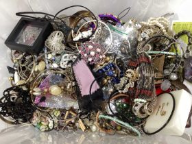 A Mixed Lot of Assorted Costume Jewellery :- One Box