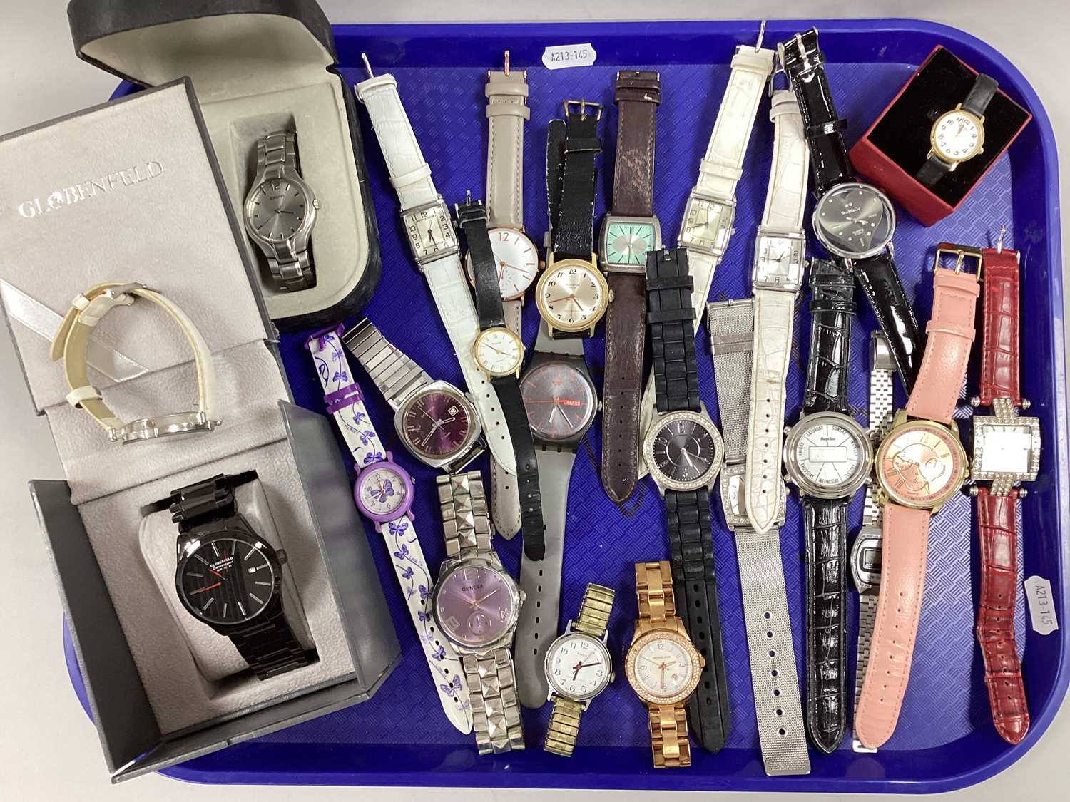 A Collection of Assorted Ladies and Gent's Wristwatches, including Swatch, Sekonda, Kodemat, Rotary,