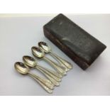 A Matched Set of Twelve Hallmarked Silver Teaspoons, GMJ, London 1892 (10), GJ DF, London 1911 (