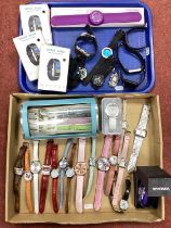 Ladies and Gent's Wristwatches, including Oasis, Next, etc :- Two Trays