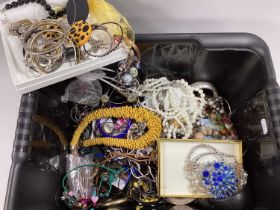 A Mixed Lot of Assorted Costume Jewellery :- One Box