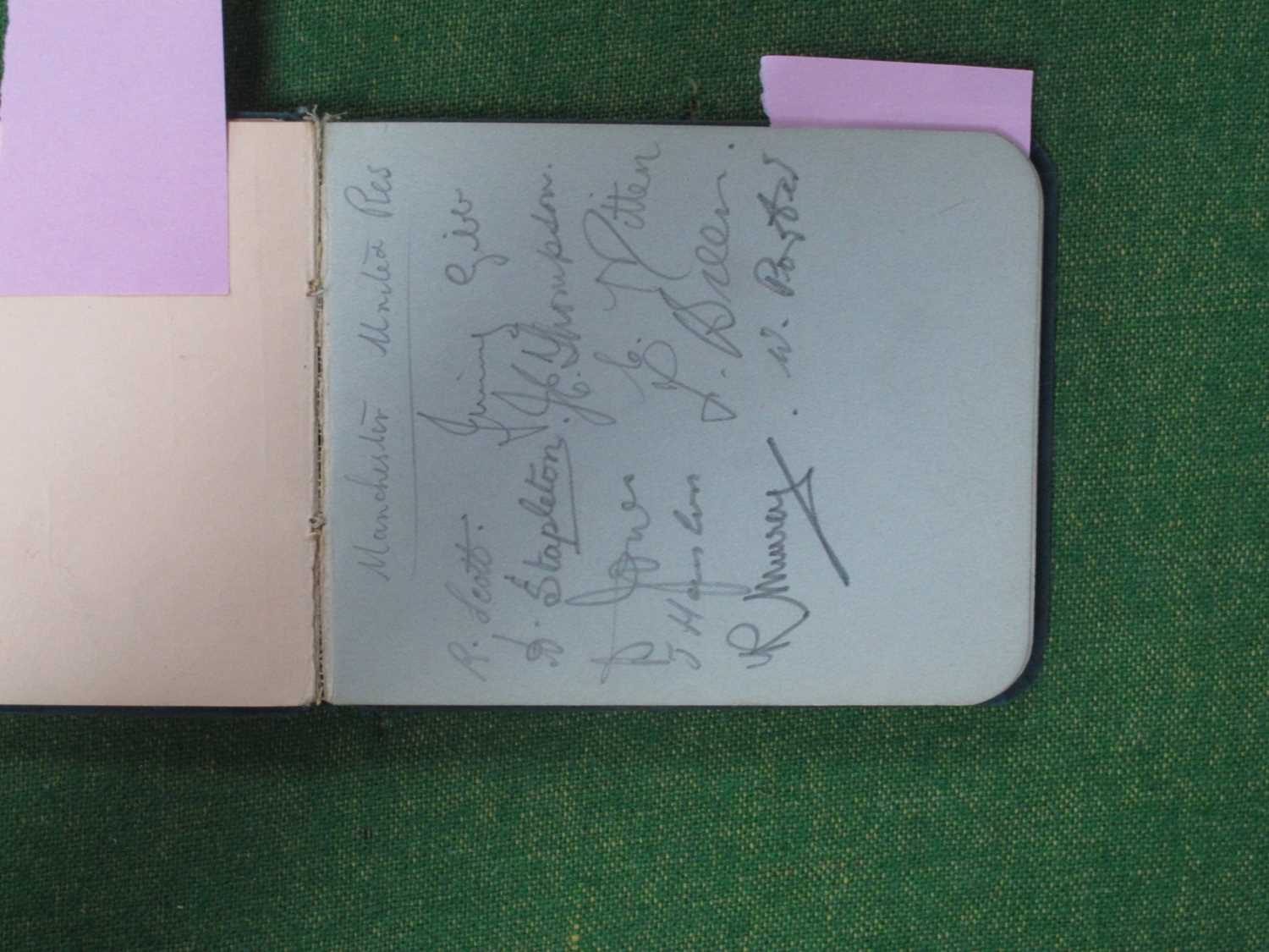 Autographs - Sheffield Wednesday 1937-8, including Hooper, Shiner, Millership. Reserves of - Bild 9 aus 11