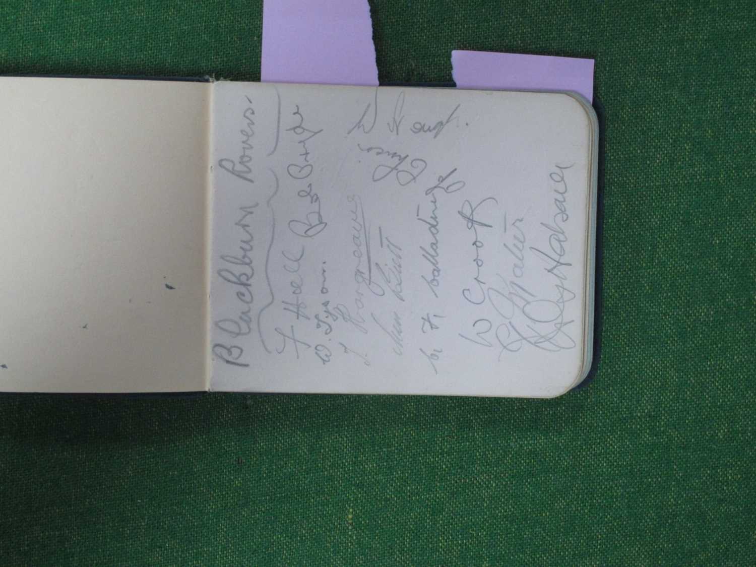 Autographs - Sheffield Wednesday 1937-8, including Hooper, Shiner, Millership. Reserves of - Bild 3 aus 11