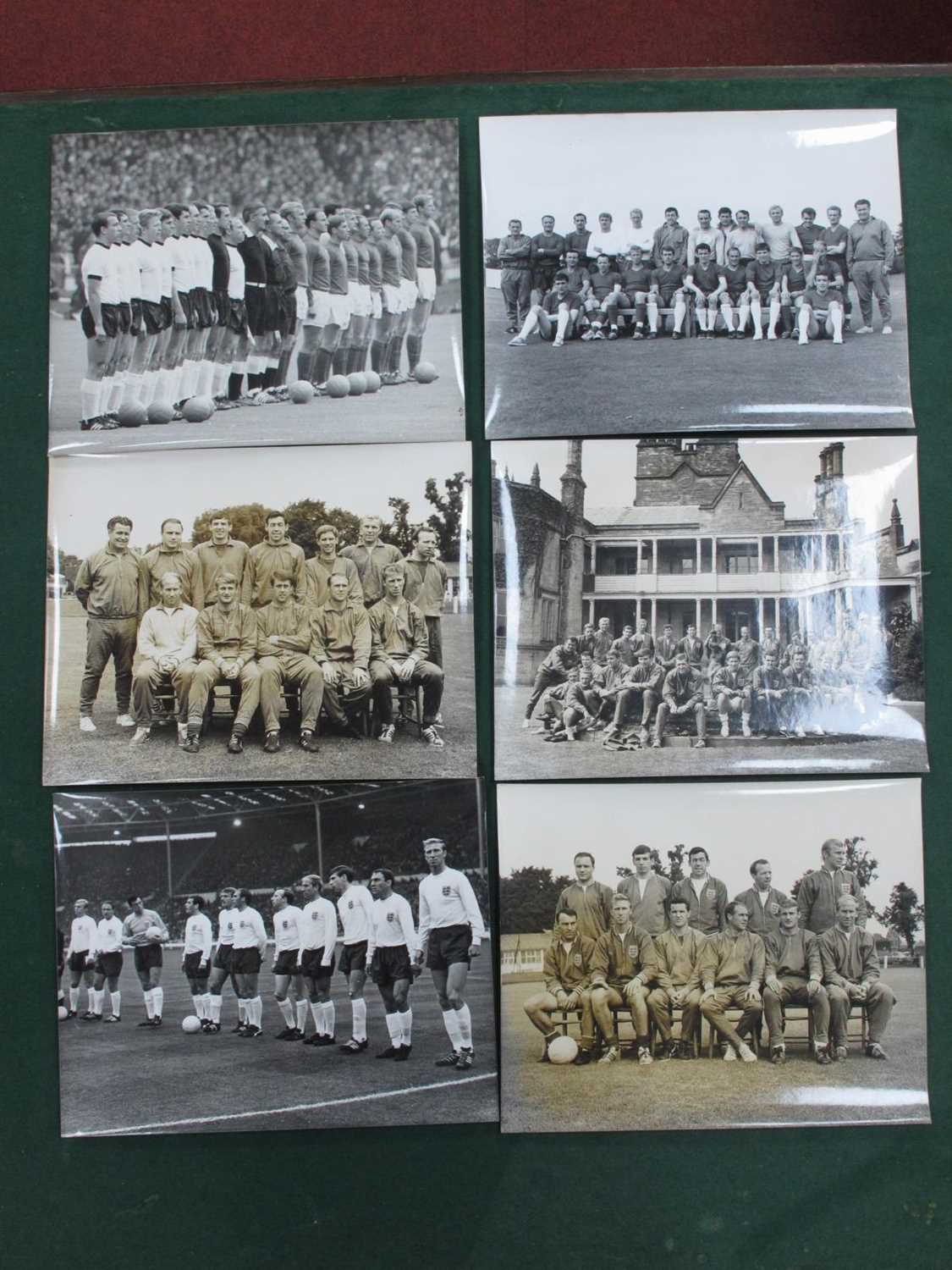 1966 World Cup Press Association Photographs, Final Pre-Match teams and officials line ups,