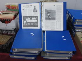 Huddersfield Town A History of the Club, from 1919 to 1939, with handwritten and typed match