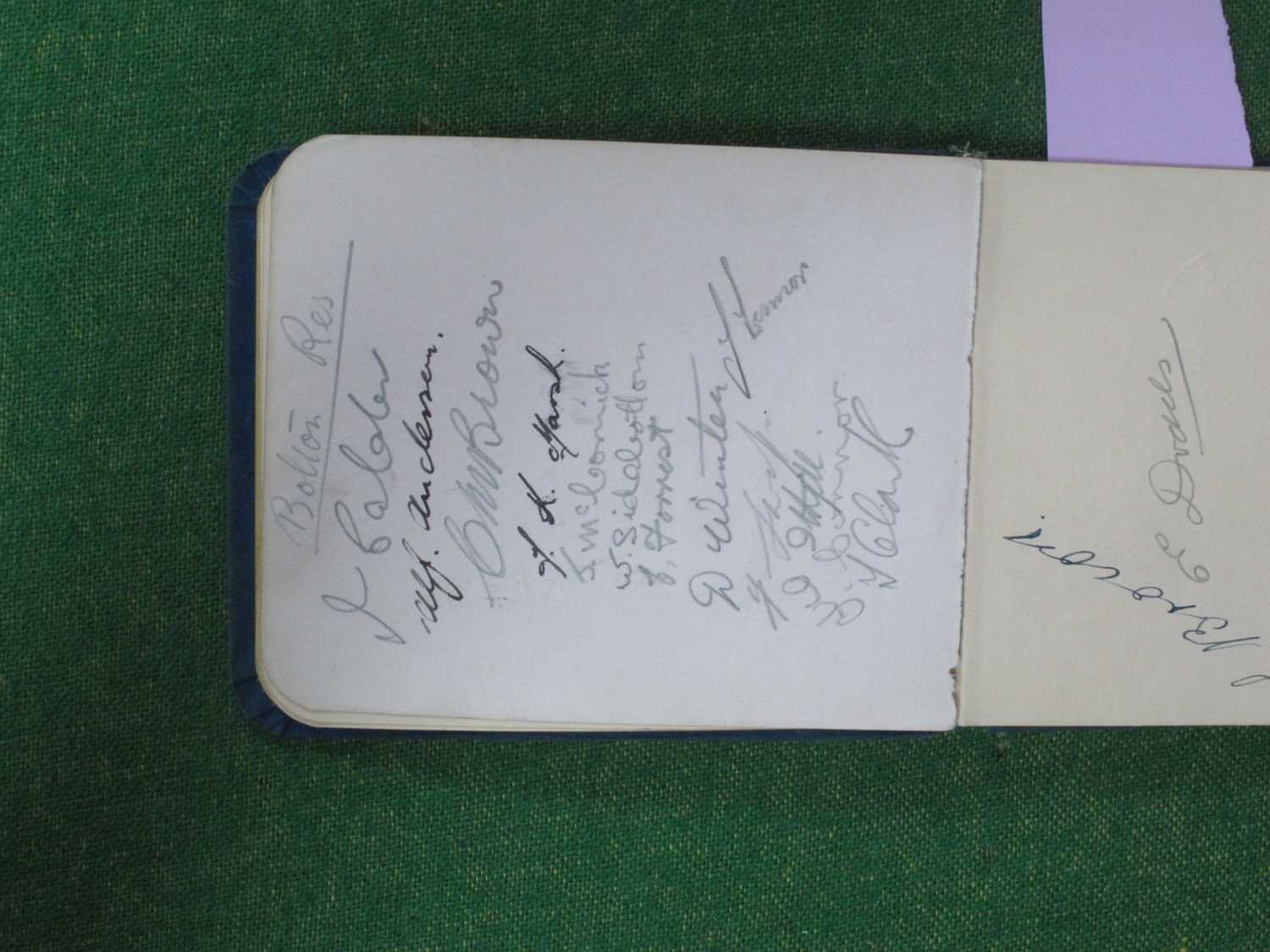 Autographs - Sheffield Wednesday 1937-8, including Hooper, Shiner, Millership. Reserves of - Bild 4 aus 11