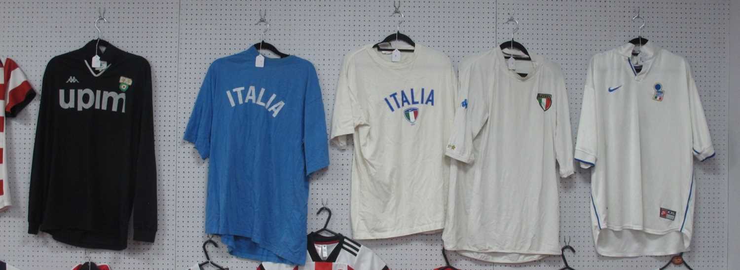Italy Football Shirts - Nike white away, Sport No 7 to back, size XXL. Kappa white away appears to