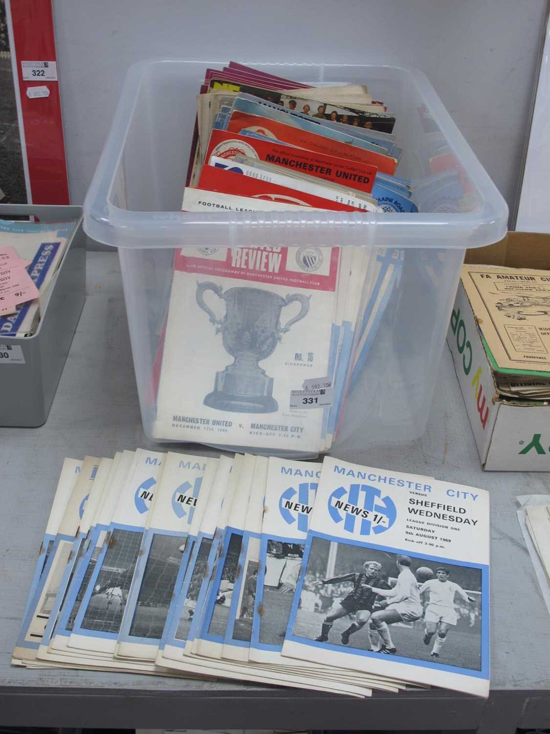 Manchester City Programmes 1969-70, thirty-two issues home games including v. Bilbao, Coimbra,