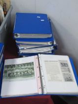 Huddersfield Town - A History of the Club, from WWII to 1957, with handwritten and printed match