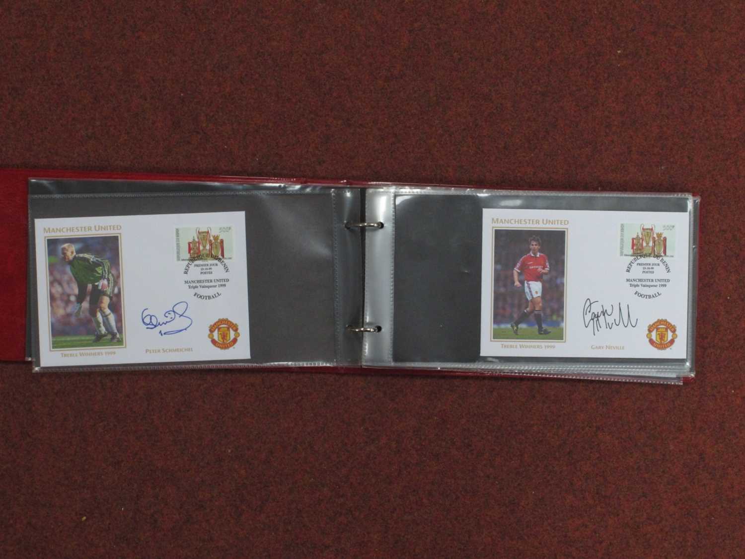 Manchester United 1999 Treble Season Autographs, pen signed (unverified) First Day Covers, to - Image 4 of 6