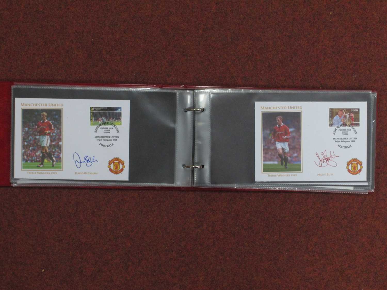 Manchester United 1999 Treble Season Autographs, pen signed (unverified) First Day Covers, to - Image 6 of 6