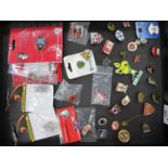 Football Lapel Badges and Stick Pins, including Bournemouth, Kettering Town Supporters Club,