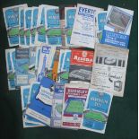 Manchester City Programmes 1958-9, including v. Manchester United home and away, MTK Hungary, Leeds,