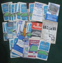 Manchester City Programmes 1958-9, including v. Manchester United home and away, MTK Hungary, Leeds,