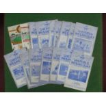 Sheffield Wednesday 1952-3 - Programmes, v. Blackpool, Arsenal, Aston Villa, Charlton, Chelsea,