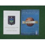 Sheffield F.C Centenary History Booklet 1957, plus programme at Koninklijk HFC, 2014 (2).