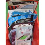 Midlands club Programmes, Aston Villa 56-7 v. Leeds, 61 v. Kiev, Birmingham 60-1 v. Dozsa, 61-2 v.