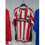 Sheffield United 2008-09 Le Coq Sportif Home Shirt with 'Capital One' Logo.