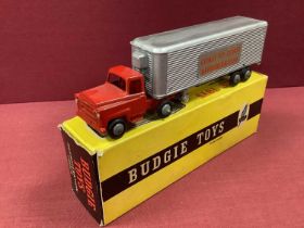 Original Budgie Toys Long Distance Refridgeration Truck, overall good, rub marks to roof, boxed,