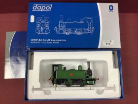 A Dapol 'O' Gauge/7mm Ref No 7s-018-006 Class B4 0-4-0 Steam Tank Locomotive, L.S.W.R lined green