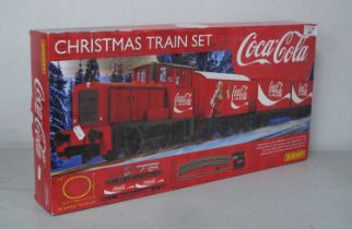 A Hornby 'OO; Gauge/4mm Ref No R1233 Boxed "Coca Cola" Christmas Train Set", comprising 0-4-0 diesel