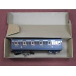 A Stuart Coaches "G" Gauge "Isle of Man", all 3rd/Brake Bogie Coach, I.M.R Brown livery R/No F.45-