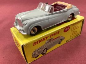 Dinky Toys No 194 Bentley Coupe, overall very good, slight mark to one rear wing, screen unbroken,