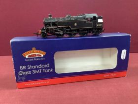 A Bachmann 'OO' Gauge/4mm Ref No 31-975 Boxed BR Standard 3MT Tank Steam Locomotive, BR black R/No