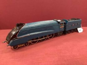 A 'O' Gauge/7mm L.N.E.R Class A4 4-6-2 "Mallard" R/No 4468; kit built in brass and white metal