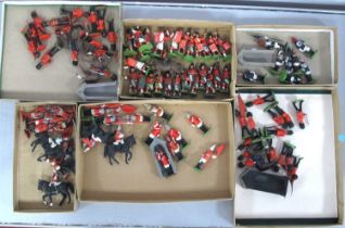 A Collection of Circa 1960's Plastic Model Military Figures Predominantly by Britains to include