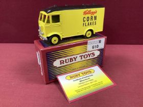 A Ruby Toys Albion Van 41 White Metal Model, Kellogg's Cornflakes Livery, Certified No. 009 / 100,
